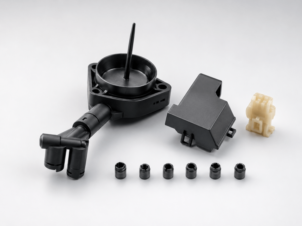 Plastic injection molded automotive parts
